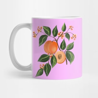 Peach pattern 4 Mug